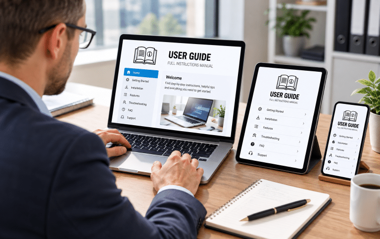 User manual writer